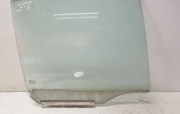 Opel Zafira A Rear door window glass 43R007023