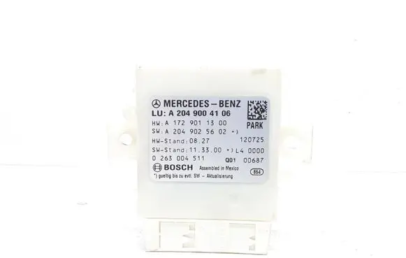 Mercedes-Benz C W204 Parking PDC control unit/module A2049004106 A1729011300 A2049025602
