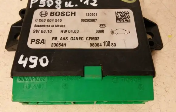 Peugeot 508 Parking PDC control unit/module 9800410080 0263004545 23054H