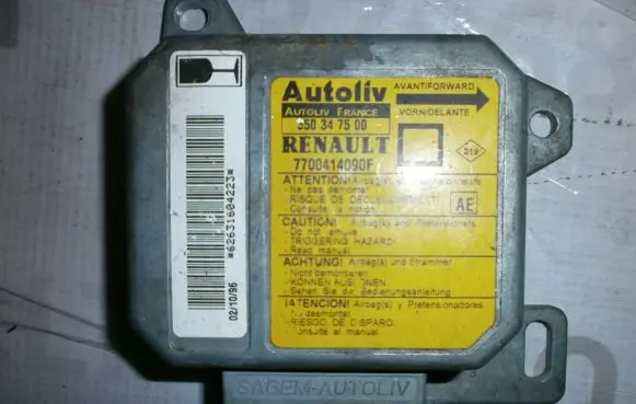 Renault Megane I Airbag control unit/module 7700414090F 550347500