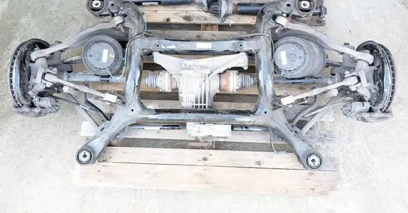 Audi Q7 4M Rear axle beam with reductor 4M0505235BT 0G2500043B 4M0616031AS