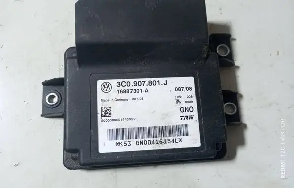 Volkswagen PASSAT B6 Hand brake control module 3C0907801J GN00416154L 16887301A