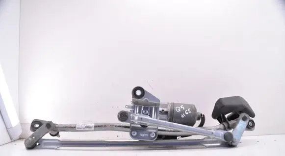 Front wiper linkage and motor