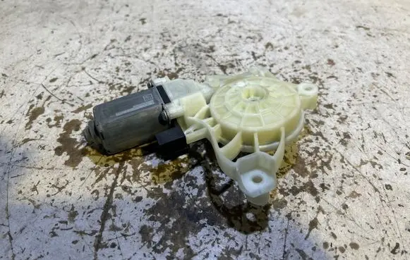Front door window regulator motor