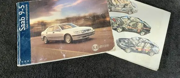 Saab 9-5 Owners service history hand book 