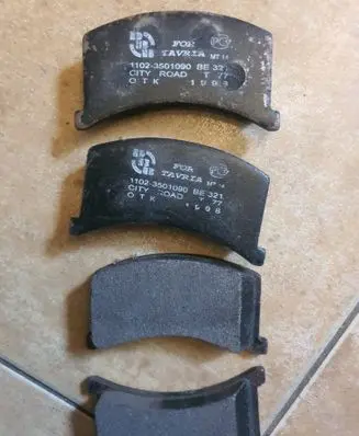 ZAZ 966 968 Brake pads (front) 11023501090 Be321