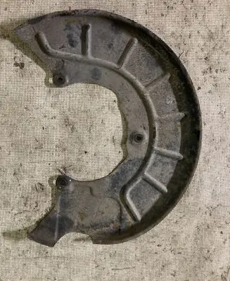 Volkswagen Golf VI Front brake disc dust cover plate 