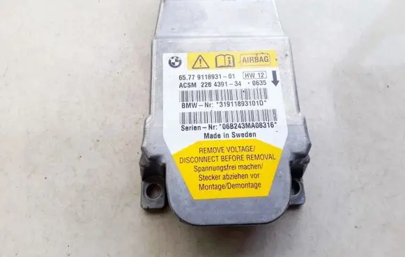 BMW 5 E60 E61 Airbag control unit/module 65779118931 2204391-34