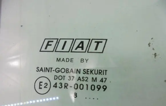Fiat Bravo Rear door window glass