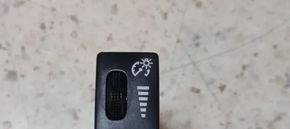 Panel lighting control switch