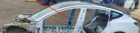 Tesla Model 3 Highland Front quarter panel 