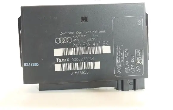 Audi A4 S4 B7 8E 8H Comfort/convenience module 8E0959433BK