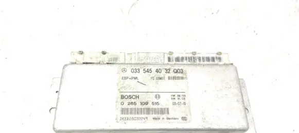 Mercedes-Benz E W211 ESP (stability system) control unit 0335454032 0265109515