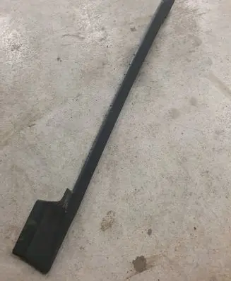 Volkswagen Golf I Front driver seat rail trim 171881087A