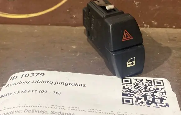 BMW 5 F10 F11 Hazard light switch 549576000
