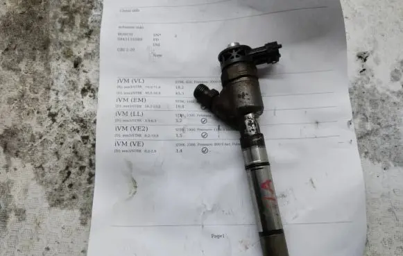 KIA Sportage Fuel injector 0445110589