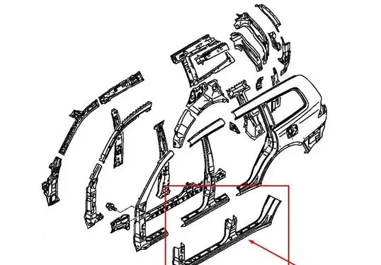 Mitsubishi Pajero Front quarter panel 5253C945