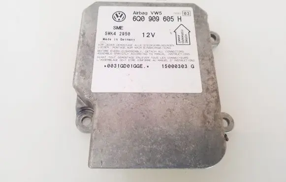 Skoda Fabia Mk1 (6Y) Airbag control unit/module 6Q0909605H 15000303