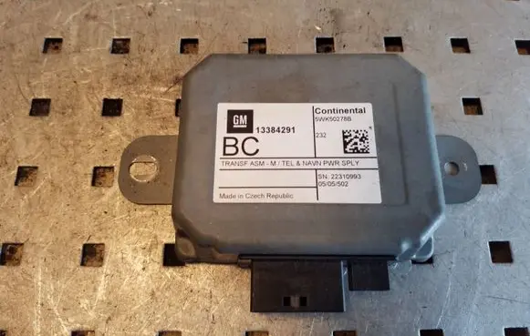 Opel Antara GPS navigation control unit/module 13384291 5WK50278B 22310993