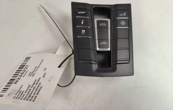 Porsche Boxster 982 Other switches/knobs/shifts 99161326150 99161367700 99161365900