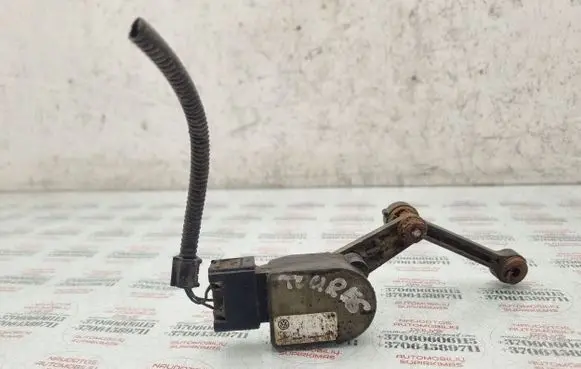 Volkswagen Touareg I Headlight/headlamp level sensor 4E0907503C