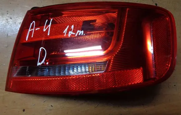 Audi A4 S4 B8 8K Rear/tail lights 00968606