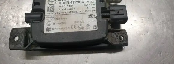 Mazda CX-3 Blind spot module DB2R67Y90A 6PZ01216711 0DULELCA