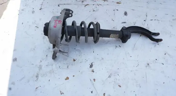 Front shock absorber with coil spring
