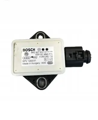 Audi A4 S4 B8 8K ESP acceleration yaw rate sensor 8K0907637C