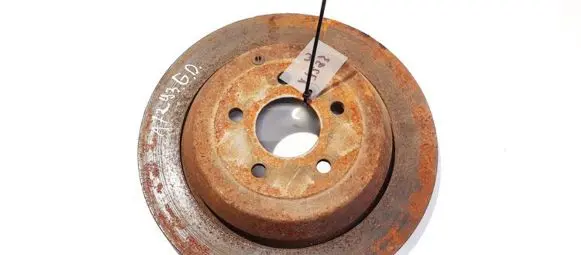 Mercedes-Benz ML W164 Rear brake disc neventiliuojamas