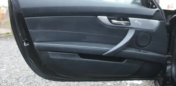 Front door card panel trim