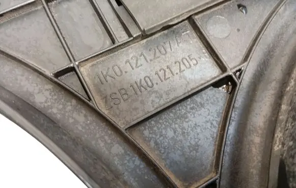 Volkswagen PASSAT Air conditioning (A/C) fan (condenser) 1K0121207AT