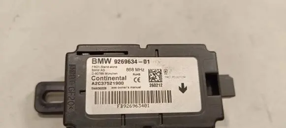 BMW 3 F30 F35 F31 Alarm control unit/module FB926963401