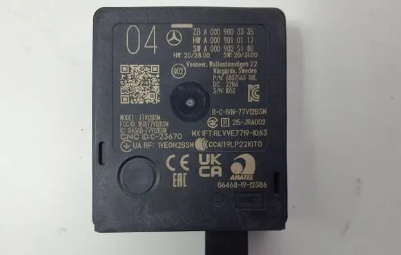 Mercedes-Benz SL AMG R232 Blind spot module A0009003335 A0009025180 A0009010117