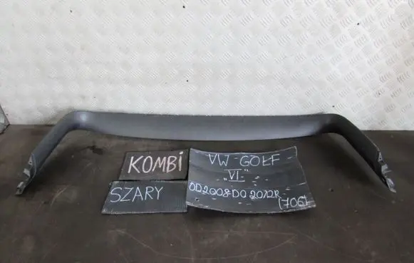 Volkswagen Golf VI Tailgate/trunk upper cover trim 1K9867603A