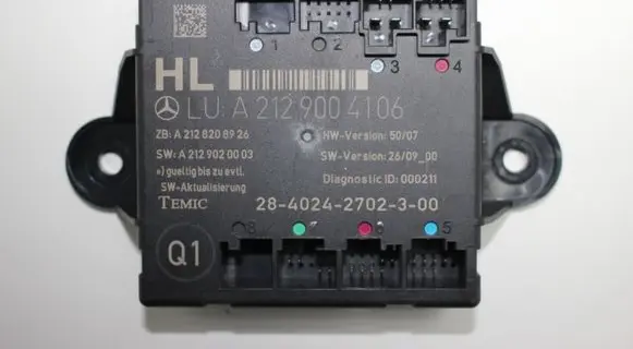 Mercedes-Benz C W204 Door control unit/module A2129004106