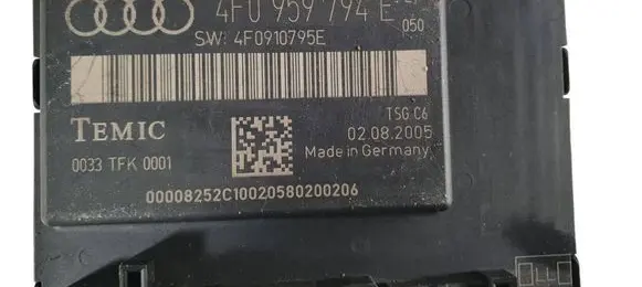 Audi A6 S6 C6 4F Door control unit/module 4F0959794E 3764696 90038030