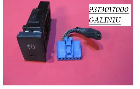 Hyundai Matrix Fog light switch 9373017000