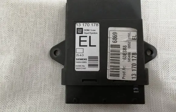 Opel Vectra C Door control unit/module 13170178