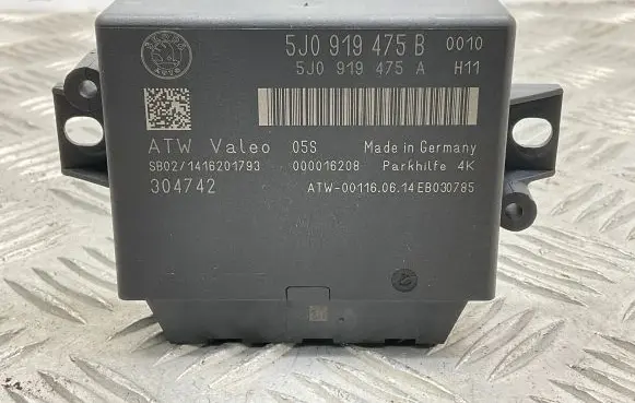 Skoda Superb B6 (3T) Parking PDC control unit/module 5J0919475B