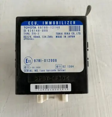 Toyota Corolla E120 E130 Immobilizer control unit/module 89780-12140
