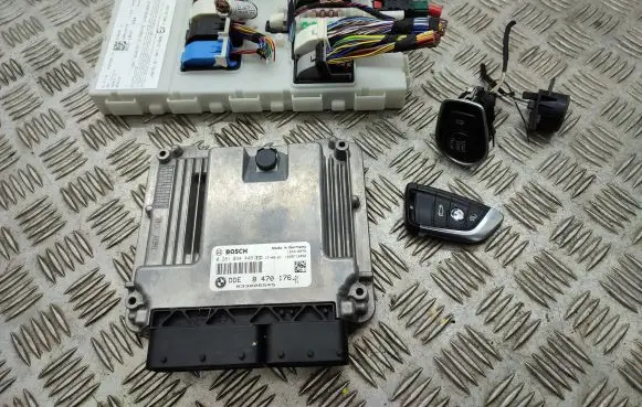 BMW 2 F45 Engine ECU kit and lock set 847017601 0281034449 879500601