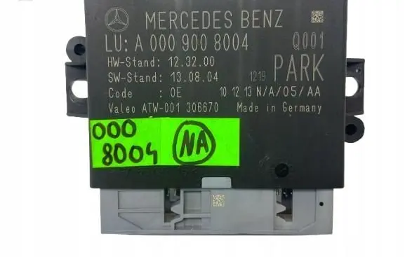 Mercedes-Benz E W212 Parking PDC control unit/module a0009008004