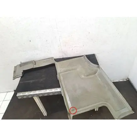 Mercedes-Benz Sprinter W906 Front floor carpet liner A9066840402