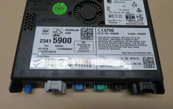 Opel Insignia A GPS navigation control unit/module 23415900 7310400000000X 453116246