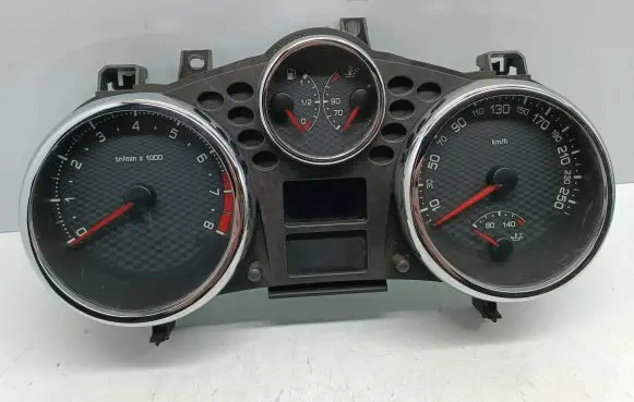 Peugeot 207 Speedometer (instrument cluster) 9661893380 A2C53171414 A2C53065549