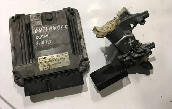 Mitsubishi Outlander Engine ECU kit and lock set 1039S23165 0281014108 1860A906