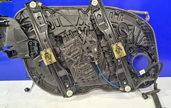 Front door window regulator with motor