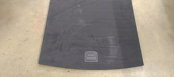 Volkswagen Touareg III Trunk/boot floor carpet liner 760858855B