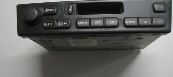 Jaguar S-Type Radio/CD/DVD/GPS head unit 1X4318K876BB